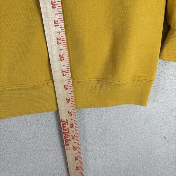 Vintage Russell Athletic Sweatshirt Mens 2XL XXL Yellow Blank Dri Power Y2K - Picture 8 of 14